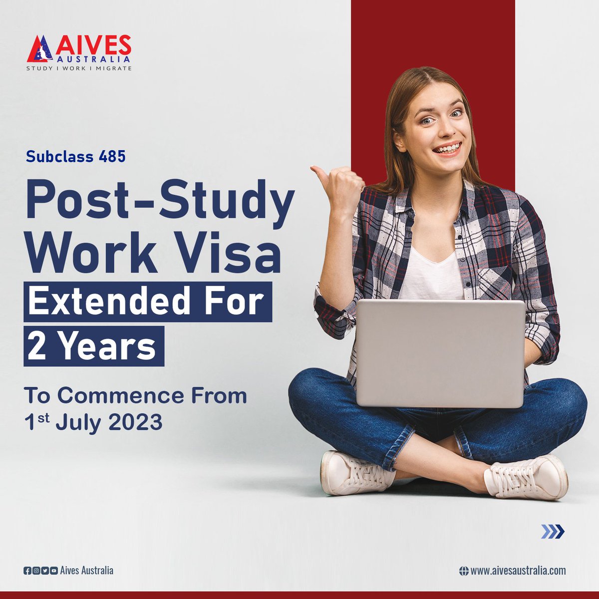 AivesAustralia's tweet photo. International graduates with select degrees, and in areas of verified skill shortage will receive a two-year extension of their post-study work rights from the Department of Home Affairs.
#australiavisa #australiamigration #skilledmigration #migrationagents #immigrationlawyers https://t.co/nUrIOaeumV