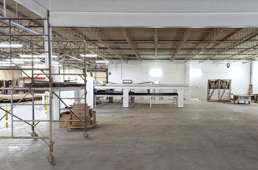 ConestogaWood's tweet photo. East Earl’s Plant 4 is transforming into our DLV manufacturing area. This project includes new machinery, building renovations, warehousing materials, and re-roofing. You’ll see more in the coming weeks, so check back to learn more. #manufacturing #alternativematerial #dlv https://t.co/TwcLRGoQ81