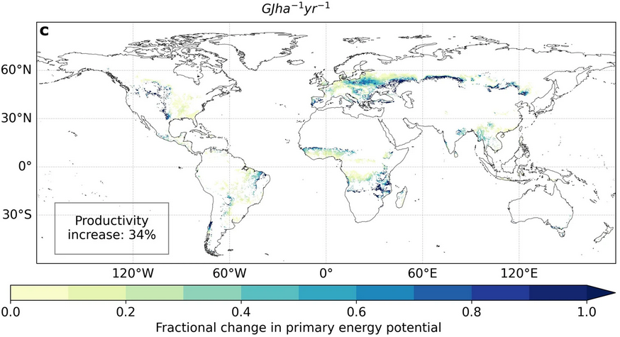 Natural revegetation, afforestation and growth of bioenergy crop on abandoned croplands could achieve a climate change mitigation potential of 0.8-4.0 GtCO2-eq. per year.

<a href="/XiangpingHu/">Xiangping Hu</a> <a href="/Naess_JS/">Jan Sandstad Næss</a> @OtavioCavalett <a href="/FrancescoCheru6/">Francesco Cherubini</a> 
nature.com/articles/s4324…