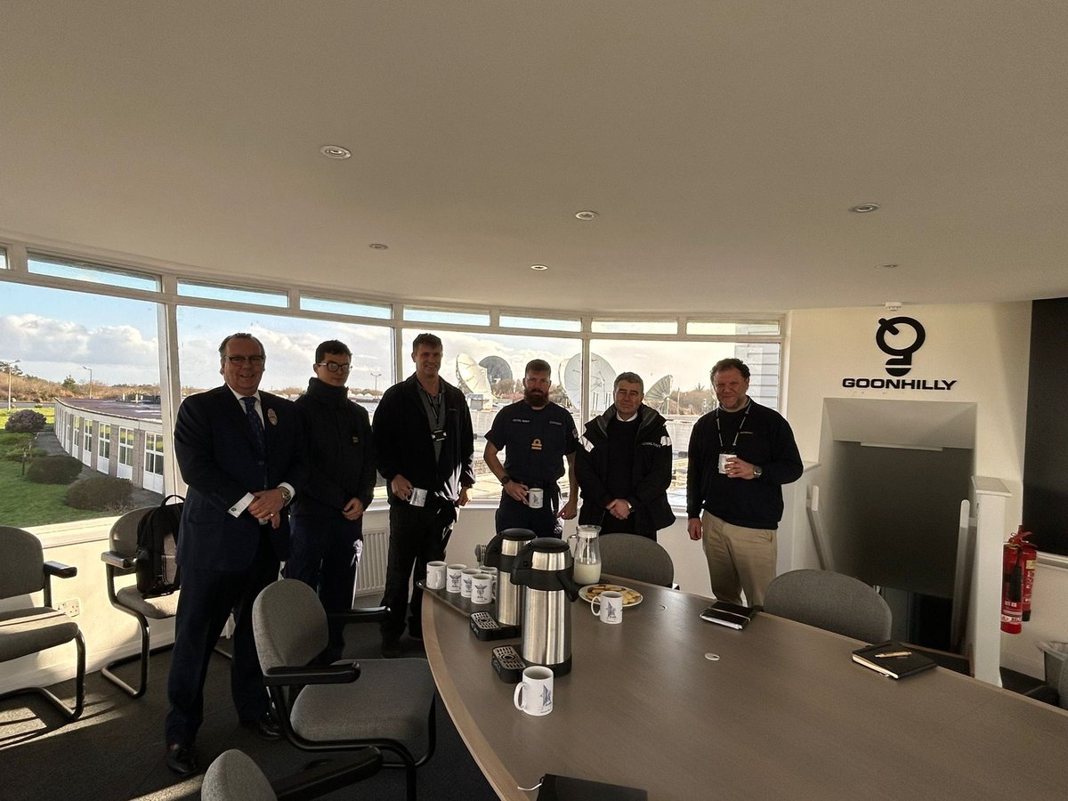 Start of a journey of Connecting HMS Tamar to Cornwall with the aid of The Goonhilly Team