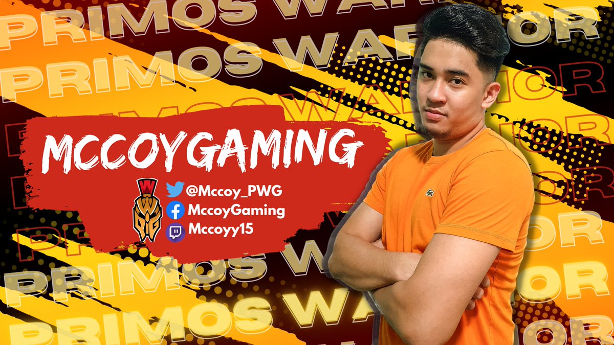 He has been one of our legends when nobody knew about us and he is the ONE CHOSEN to lead us to the victory!
Our Warrior *Mccoy gaming | PWG* 
@Mccoy_PWG , TWITCH: mccoyy15, FACEBOOK: mccoy gaming #WeAreWarriors #PWG