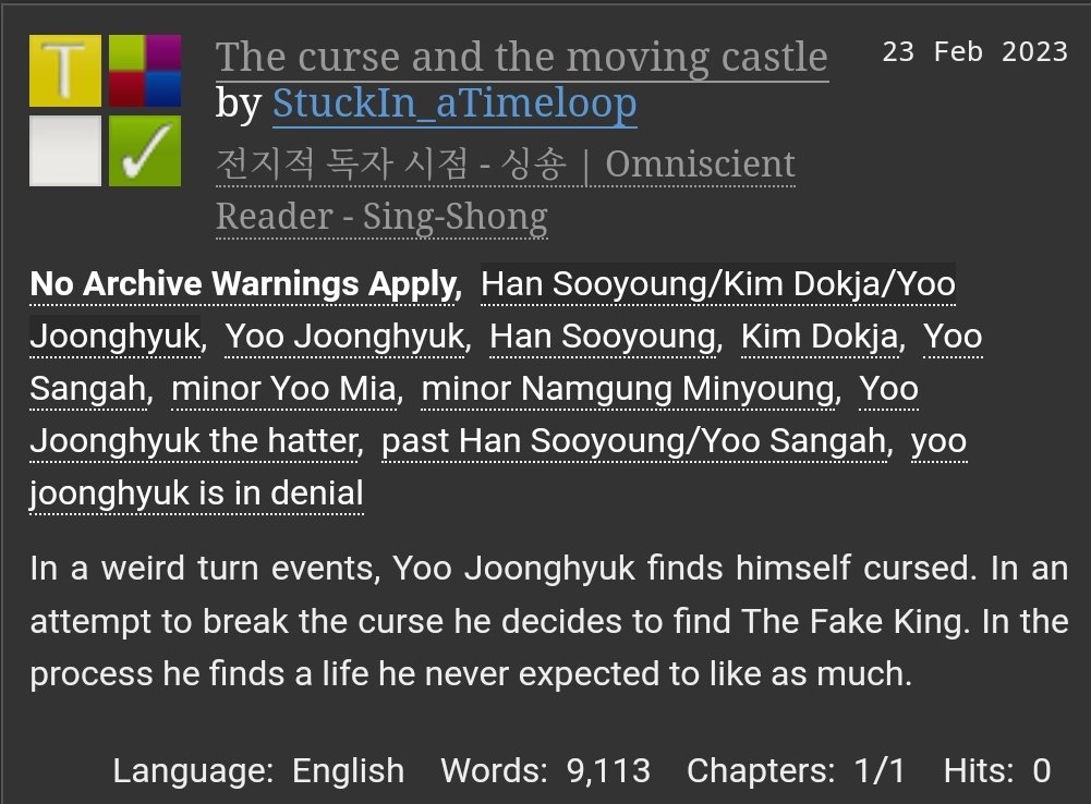 Sun_sun_sunnie's tweet photo. Hi hi! It's my work for @ORVFilmFest
- loosely based on the movie and book Howl's Moving Castle
- some mild horror
- oneshot completed
#yoohankim #SSFF2022 https://t.co/FXwnPoS84w