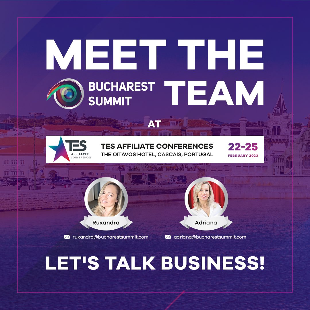 Meet the #bucharestsummit team at @TheEuroSummit 

Let's talk business! 🤝

#TES #TESConf2023 #TES2023 #tesportugal