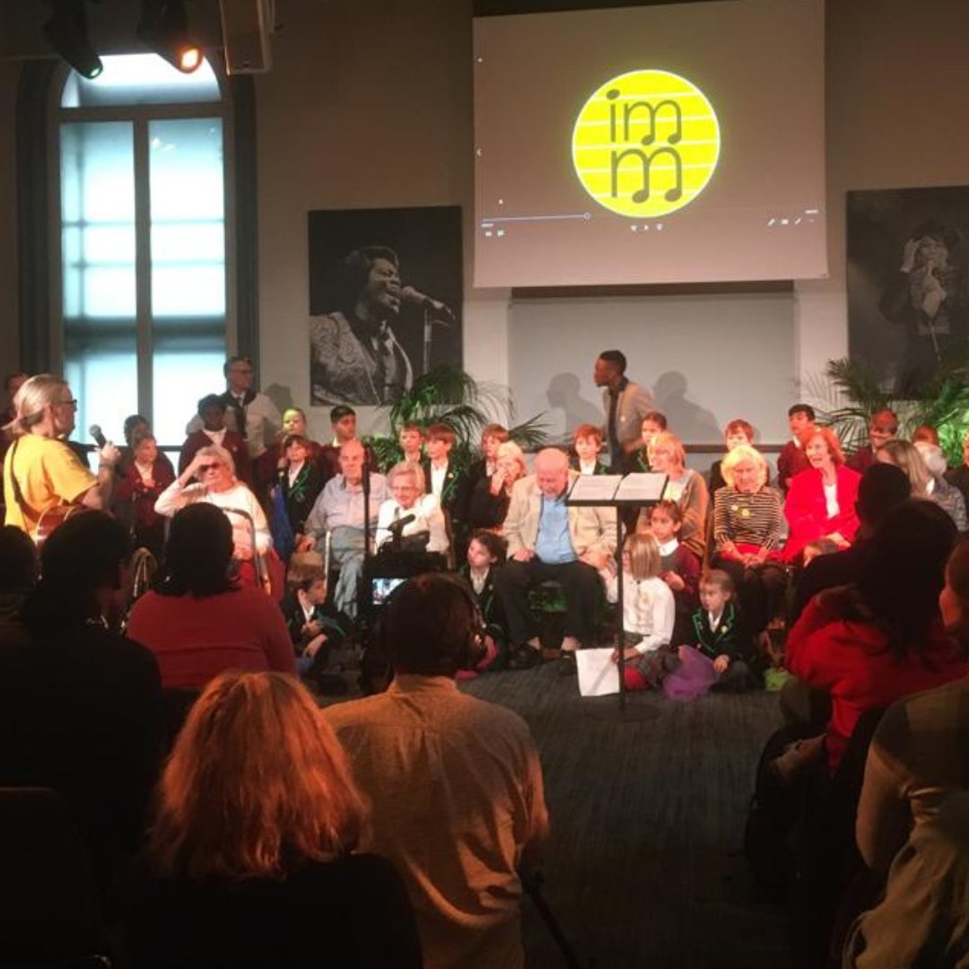 IMMmusicUK's tweet photo. #ThrowbackThursday
Our Royal Albert Hall conference 2019 vs 2023.
Yesterday we held our #CreatingChangeTogether conference with an amazing lineup of keynote speakers, expert / participant panellists and our intergenerational choir.
Great to see how far we've come. https://t.co/jMhz9khKMl
