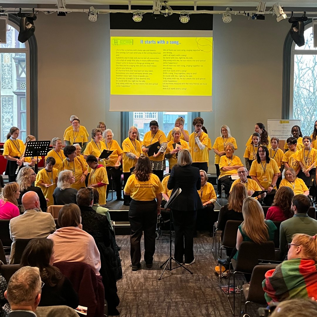 IMMmusicUK's tweet photo. #ThrowbackThursday
Our Royal Albert Hall conference 2019 vs 2023.
Yesterday we held our #CreatingChangeTogether conference with an amazing lineup of keynote speakers, expert / participant panellists and our intergenerational choir.
Great to see how far we've come. https://t.co/jMhz9khKMl