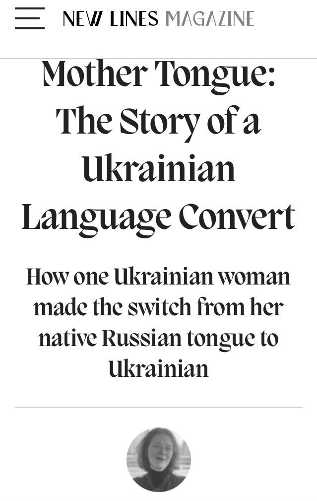 sasha_weirdsley's tweet photo. “Russian is my mother tongue and liberation means ripping it out of my throat”. 

Thank you @newlinesmag for publishing my new piece “Mother Tongue”.

https://t.co/1hsiqR0KoR https://t.co/p4LGAOjGFm