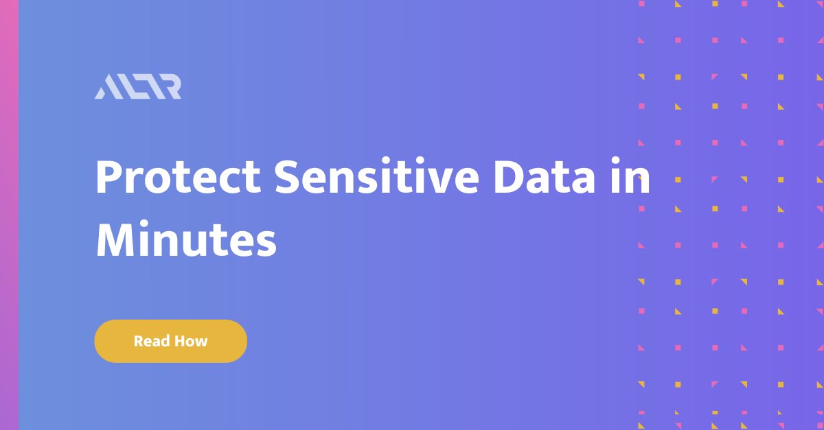 🙌 Getting your #sensitivedata under control doesn’t have to be complicated, time-consuming or costly. Here's how ALTR can help ➡️ altr.com/resource/blog-…

#datagovernance #datasecurity #datasecops