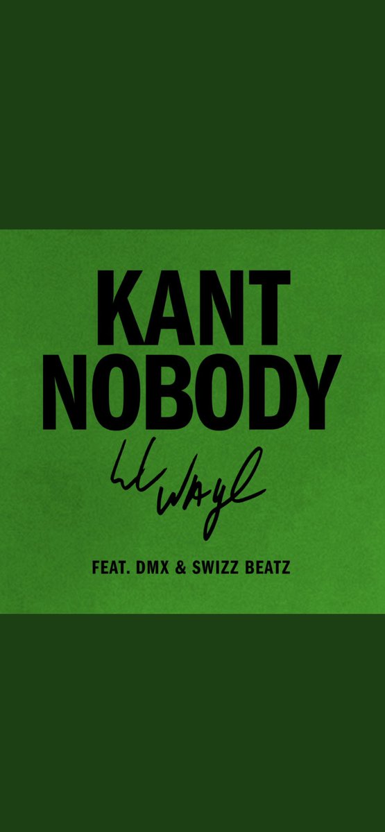 🚨🚨🚨 My new joint “Kant Nobody” ft. @THEREALSWIZZZ and @DMX OUT NOW!!! lilwayne.lnk.to/KantNobody