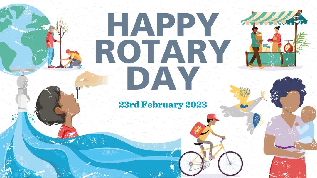 Today is #RotaryDay meaning that @Rotary is celebrating its 118th birthday! 🎉 It's been over a century since Rotary started creating positive change in communities across the world, and it's not stopping any time soon 🌍❤️