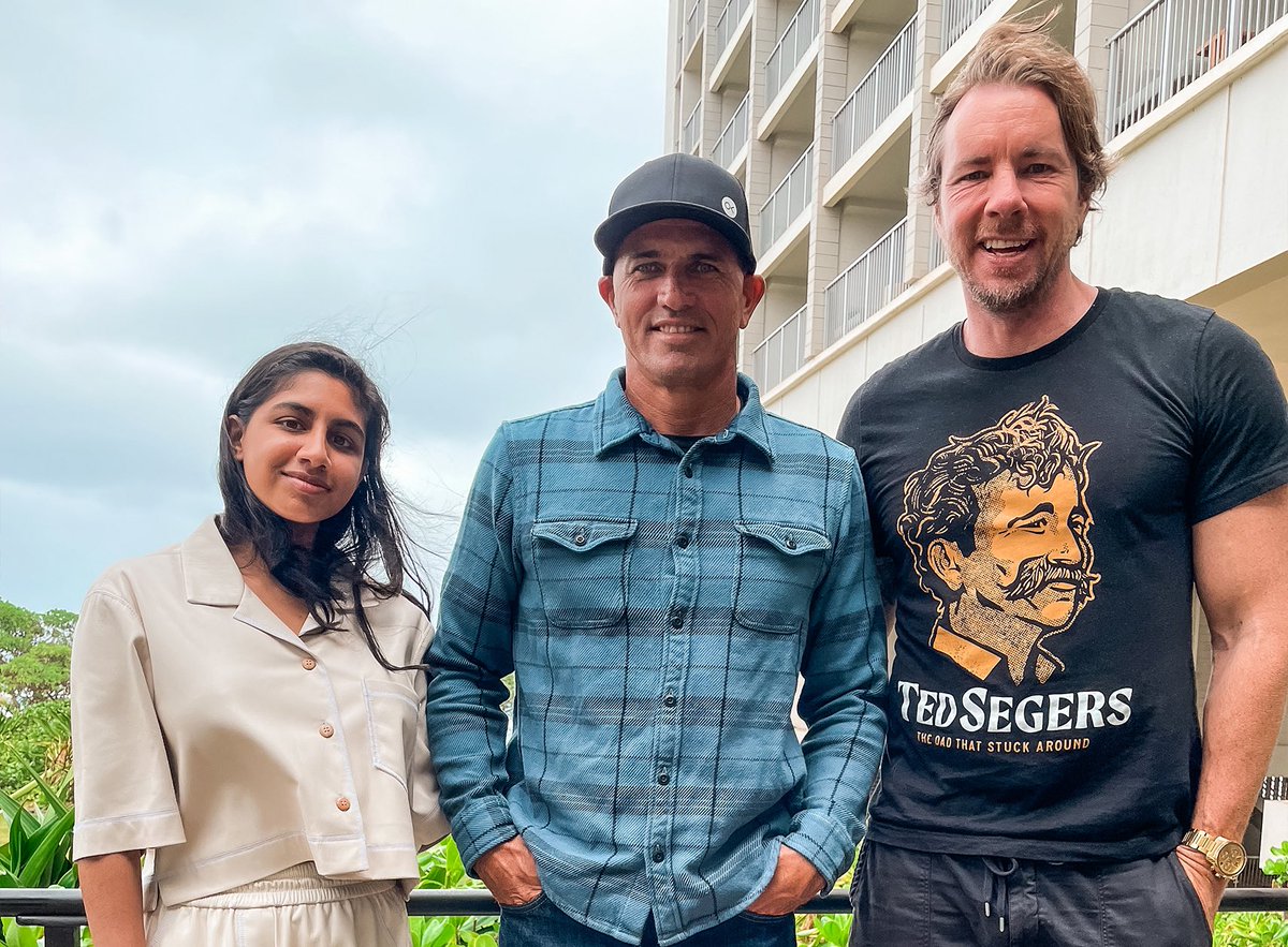 Armchair Expert Podcast on Twitter "We went to Hawaii to meet a goat!!! Kelly Slater is 50 and