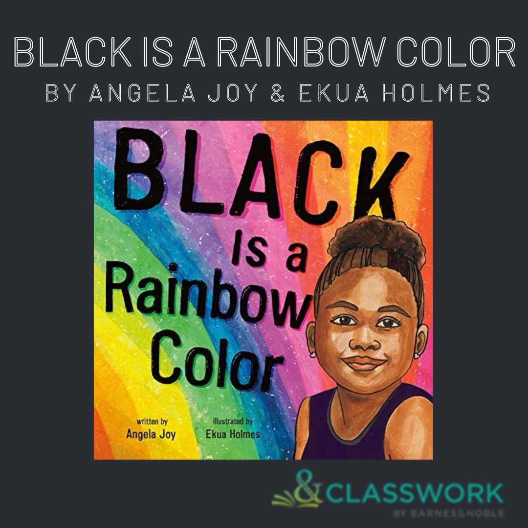 #DiscoveryThursday is celebrating #BlackHistoryMonth with @AngelaJoyBlog and @imaroxburygirl and their wonderful book Black is a Rainbow Color. @bn_classwork celebrates all colors of the rainbow every day! #Blackisbeautiful #blackhistorymonth2023 #BookRecommendations #booktwt