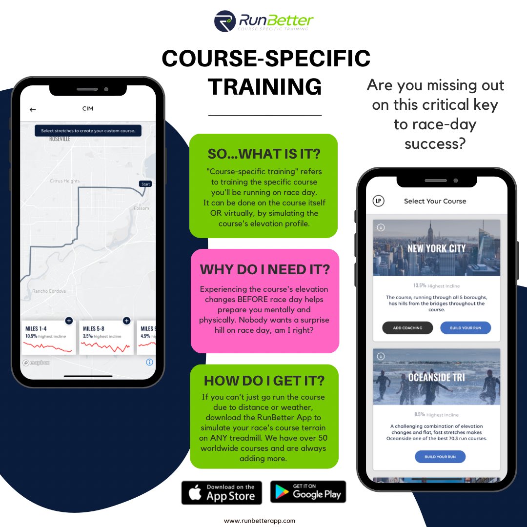 A quick primer on course-specific training, something every #runner should incorporate into their race prep. <a href="/runnersworld/">Runner's World</a> <a href="/therunchat/">#RunChat</a>