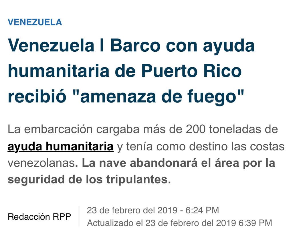 ¡Venezuela se respeta! Bien lo hizo saber la <a href="/ArmadaFANBVzla/">Armada_ve</a>, serena y valiente, al impedir que se violara nuestra soberanía en el mar aquel #23F. Esta es y seguirá siendo la respuesta ante cualquier agresión ¡Venga de donde venga!