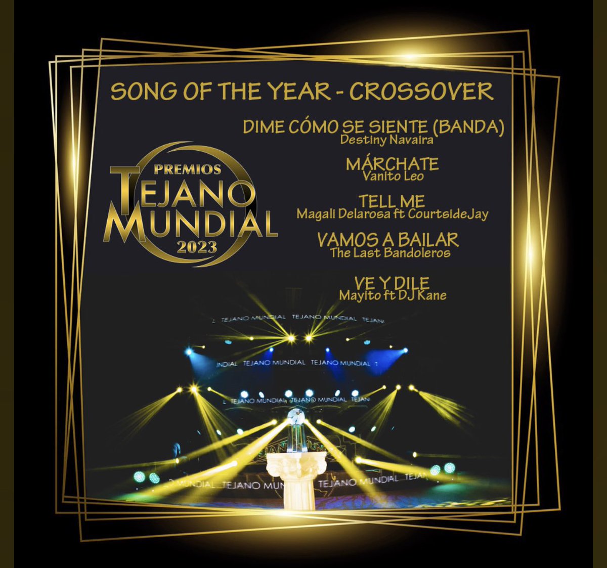 Song of the Year Crossover @TejanoMundial