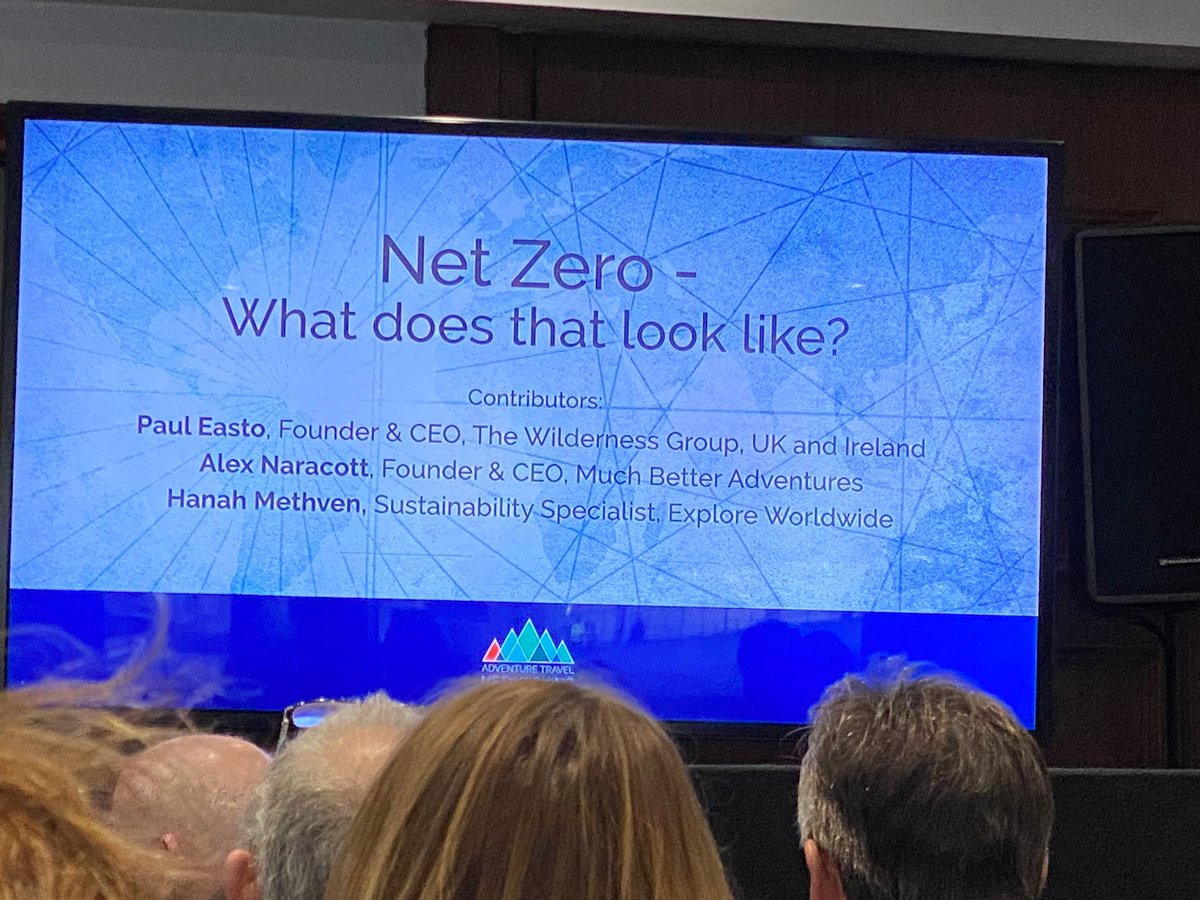 #NetZero #ABTOTprotected @ExploreWW reported during todays @at_networking “measuring the carbon footprint of 521 itineraries took a lot of coffee ☕️”
