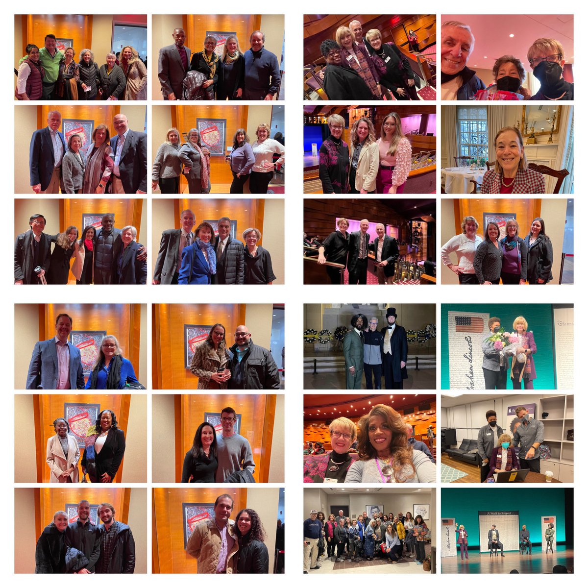 People came from near and far to experience Abraham Lincoln &amp; Frederick Douglass: A Walk To Respect at ⁦<a href="/kencen/">The Trump Kennedy Center</a>⁩ a play by ⁦<a href="/duda_beth/">Beth Duda</a>⁩ produced by ⁦<a href="/ThePattersonFdn/">The Patterson Foundation</a>⁩