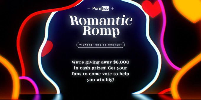 1st place wins $3000  2nd place wins $2000  3rd place wins $1000  Top 50 videos get featured on the @Pornhub