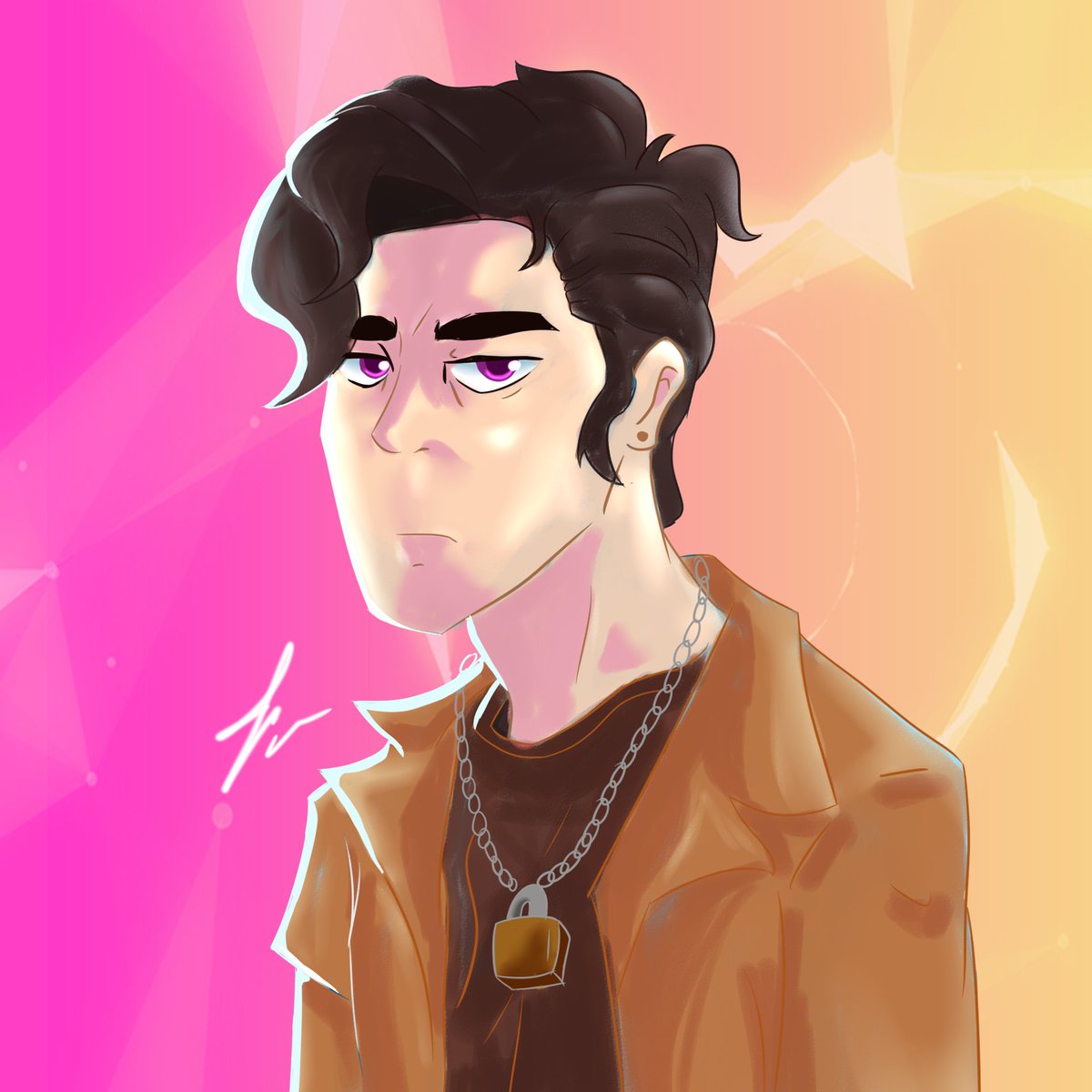 Termine este rediseño de mi primer personaje de hace como 5 años, probé algo nuevo, lo muestro más a detalle en mi TikTok jeje 😛 vm.tiktok.com/ZMYArBWJo/