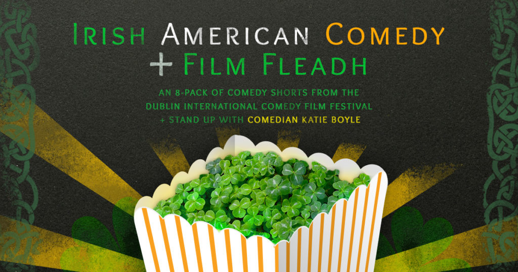 We have teamed up with Count Basie in New Jersey and have sent 6 of our favourite Irish short comedy films to the U. S. of A!!! 
There will be tonnes of craic to be had!! Get along to it on March 11th and enjoy comedian Katie Boyle too 💛💥😀
thebasie.org/.../irish-amer…...