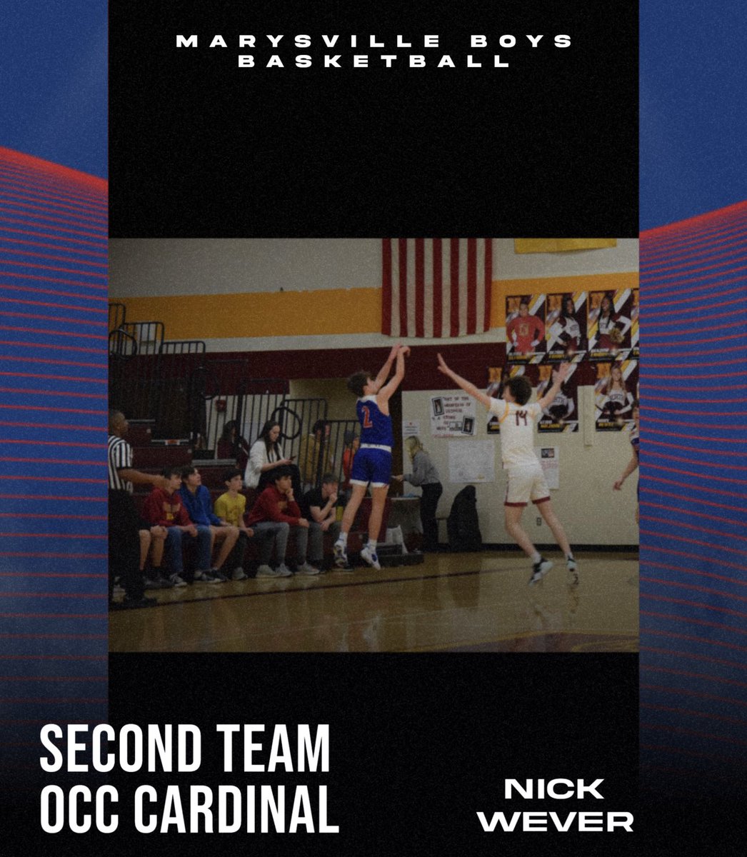 MHS_Hoops's tweet photo. Congratulations to @nickweve_2 on being voted OCC Cardinal Second Team.

Our captain and leader from 3, you've earned every bit of this award!

#PTBM #2GETHER https://t.co/PuwuDR6FII