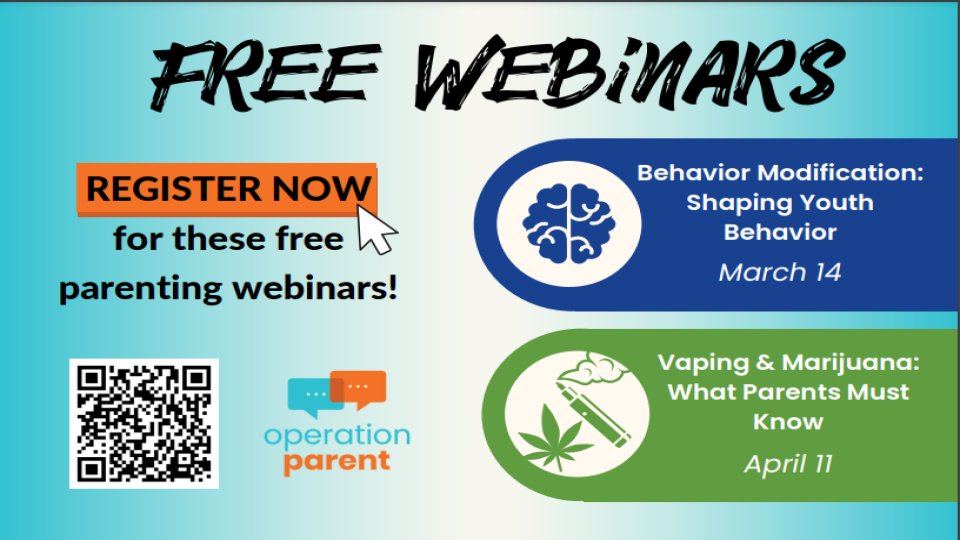 HCIntervention's tweet image. Check out the resources that Operation Parent is providing in March and April!  Worried that you will not be able to watch live?  No worries!  They will share a recorded version if you RSVP.