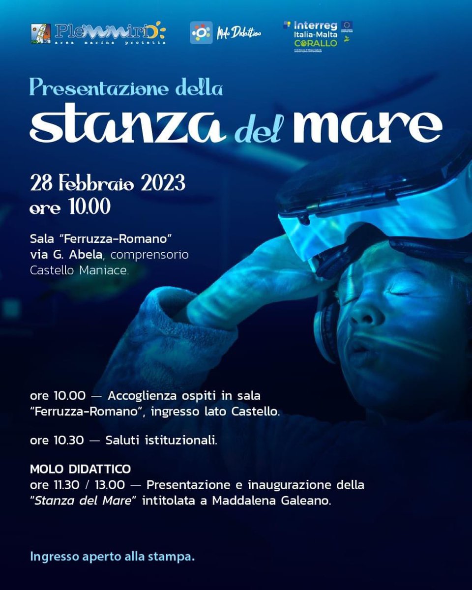 Dopo tanto lavoro arrivano i risultati! Scopri il #mare in virtual reality 3D-360, un tuffo immersivo nell’amp del Plemmirio #plemmirio #areemarineprotette #sicilia #Virtualreality #vr360 #3D #biodiversità #videoimmersivi #stanzadelmare