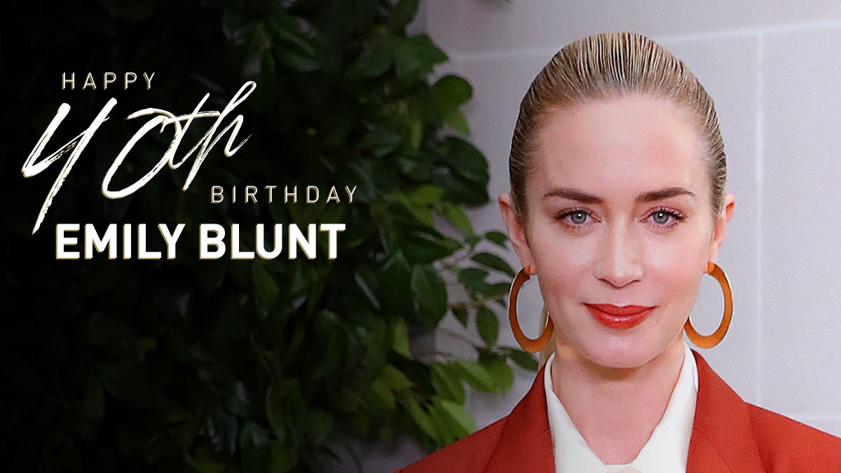 Happy 40th birthday Emily Blunt!

Read the tribute here:  