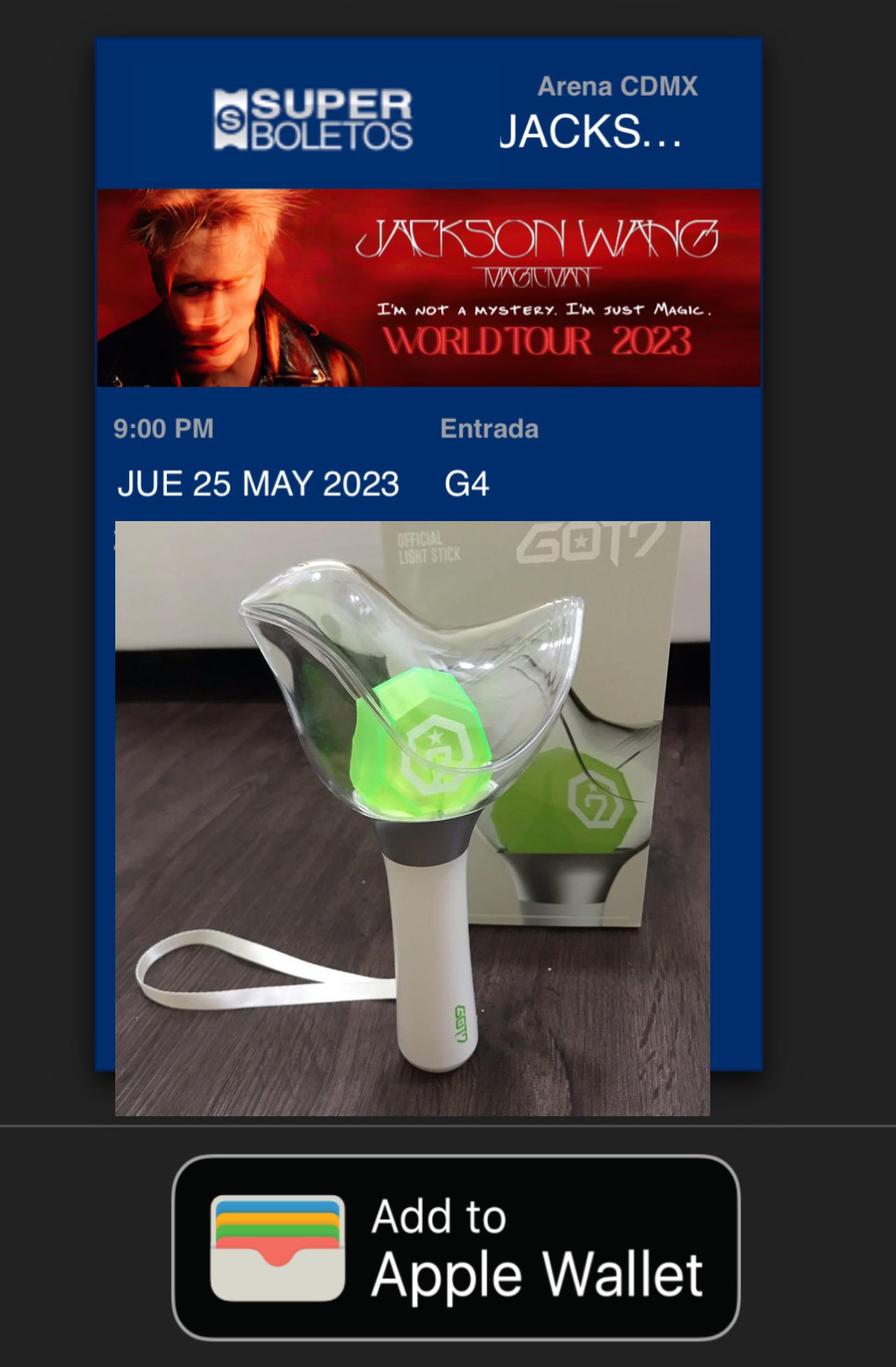 皿 on Twitter "🎫 GIVEAWAY Jackson Wang 🎫 Habrá solo 1 ganador(a) de 1 boleto para asistir al