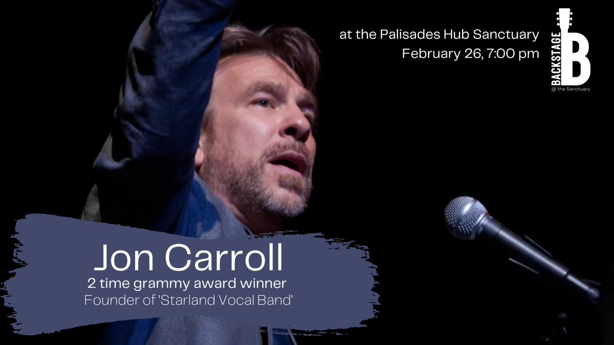 You do not want to miss the #dcmusic legend Jon Carroll this Sunday, February 26th at the Hub. What better way to end your weekend than with friends, music, and a conversation? #legend #weekendfunday #sundayfunday #musiclovers