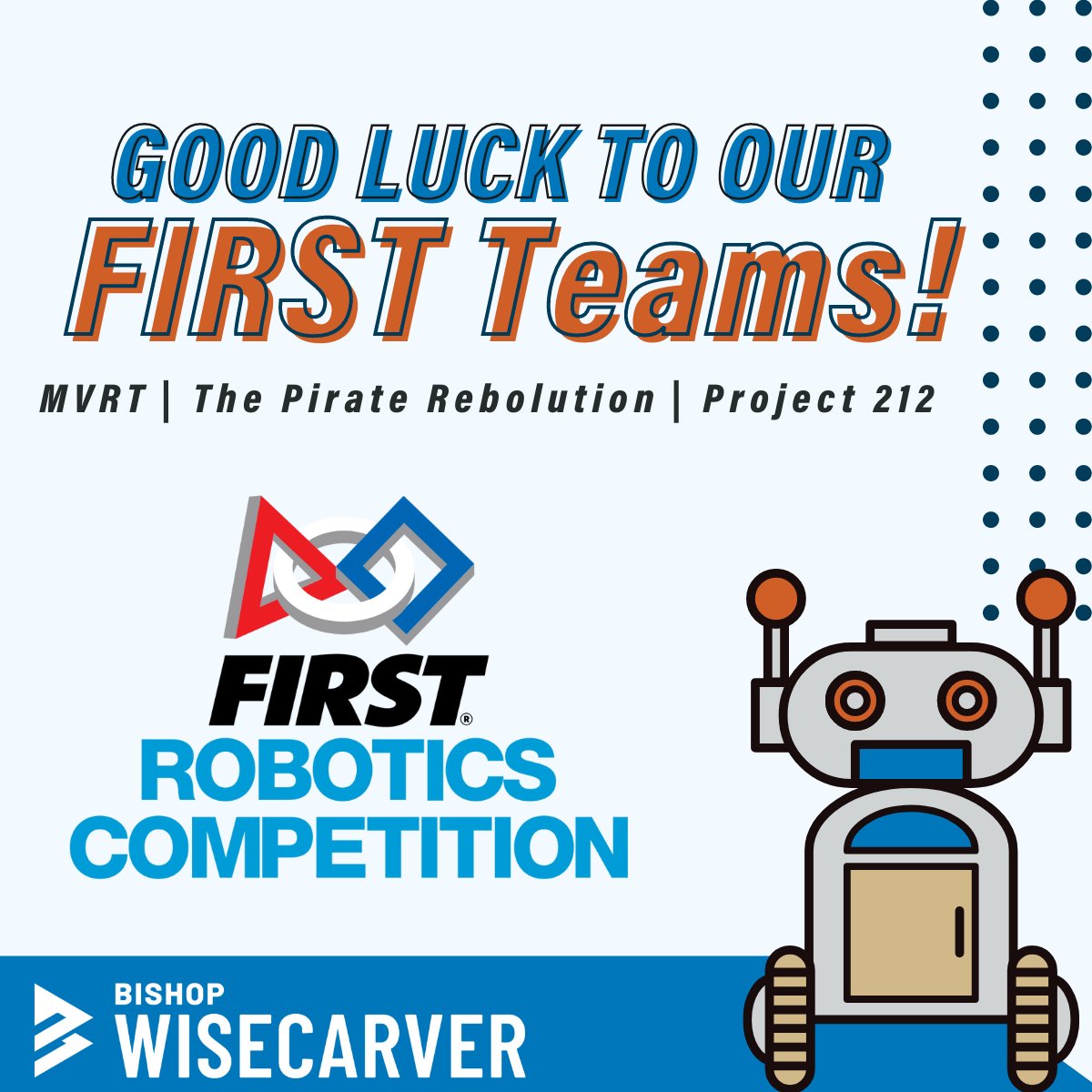 BWCnews's tweet image. As we celebrate #EngineersWeek, we want to celebrate the newest generation of #engineers on our #FIRSTRobotics teams! 

As they prepare for competition season, we wish them the best of luck! We are so proud of you all! 🤖 💪