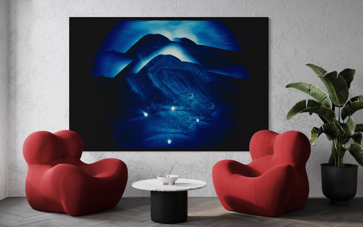 36AD13 (IR) — Badlands National Park crystal mandala, 1983