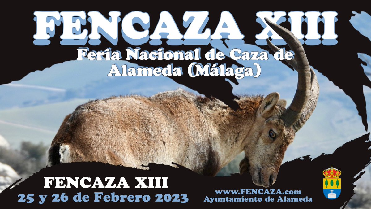 Nos vemos este fin de semana en Alameda (Málaga) en nuestra XIII edición de #FENCAZA 
Os esperamos‼️