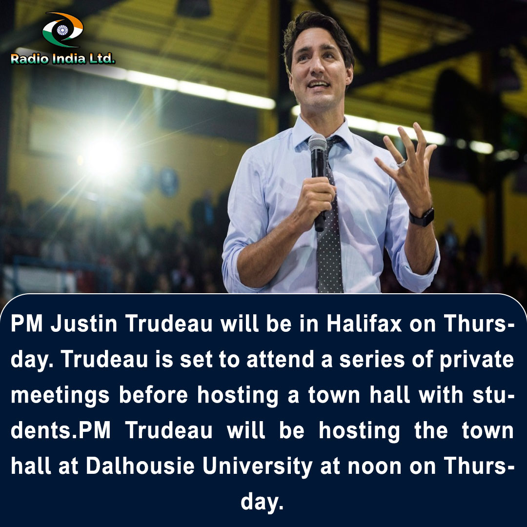 PM #JustinTrudeau will be in #Halifax on Thursday. #Trudeau is set to attend a series of #privatemeetings before #hosting a town hall with #students.PM Trudeau will be #hosting the town hall at #DalhousieUniversity at noon on Thursday