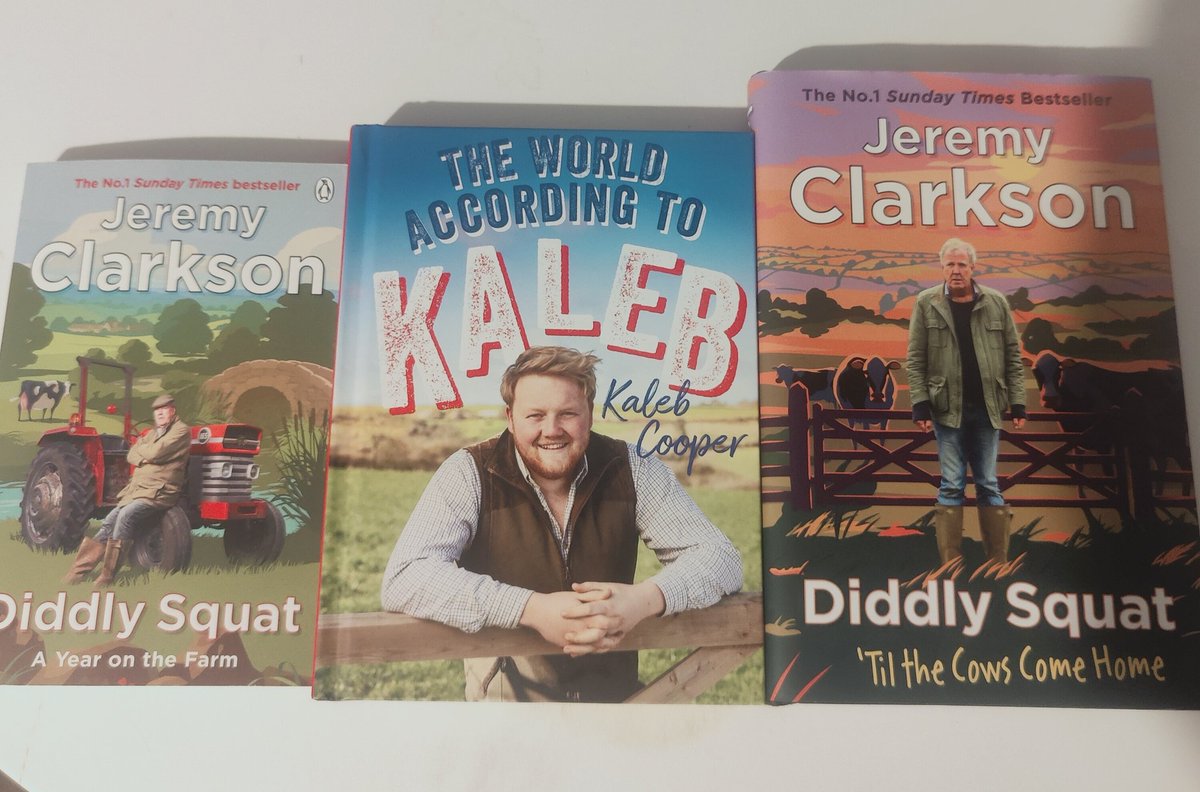 Got the latest book. The world according to Kaleb Cooper 😂. Anything to support such an inspirational, hard working young man. @JeremyClarkson you are doing well to not only highlight the struggles of UK farmers, but help this young man get set up for life! #KalebCooper