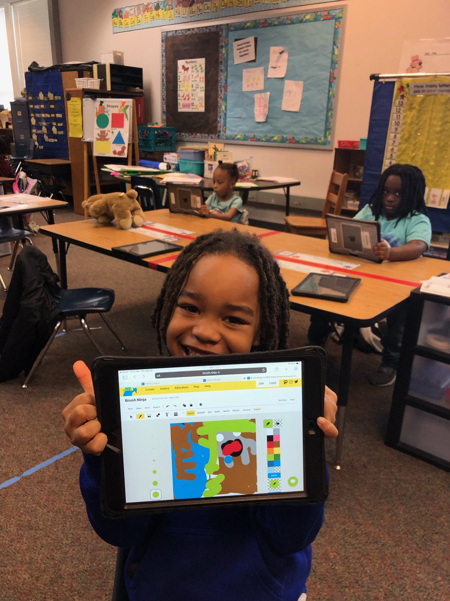 Ms. Lenzi’s class enjoyed learning about living and nonliving things using Brush Ninja for digital learning day. Check out some of their art work! 
#DLDay 
<a href="/HCPS_Innovates/">HCPS Innovative Learning</a>