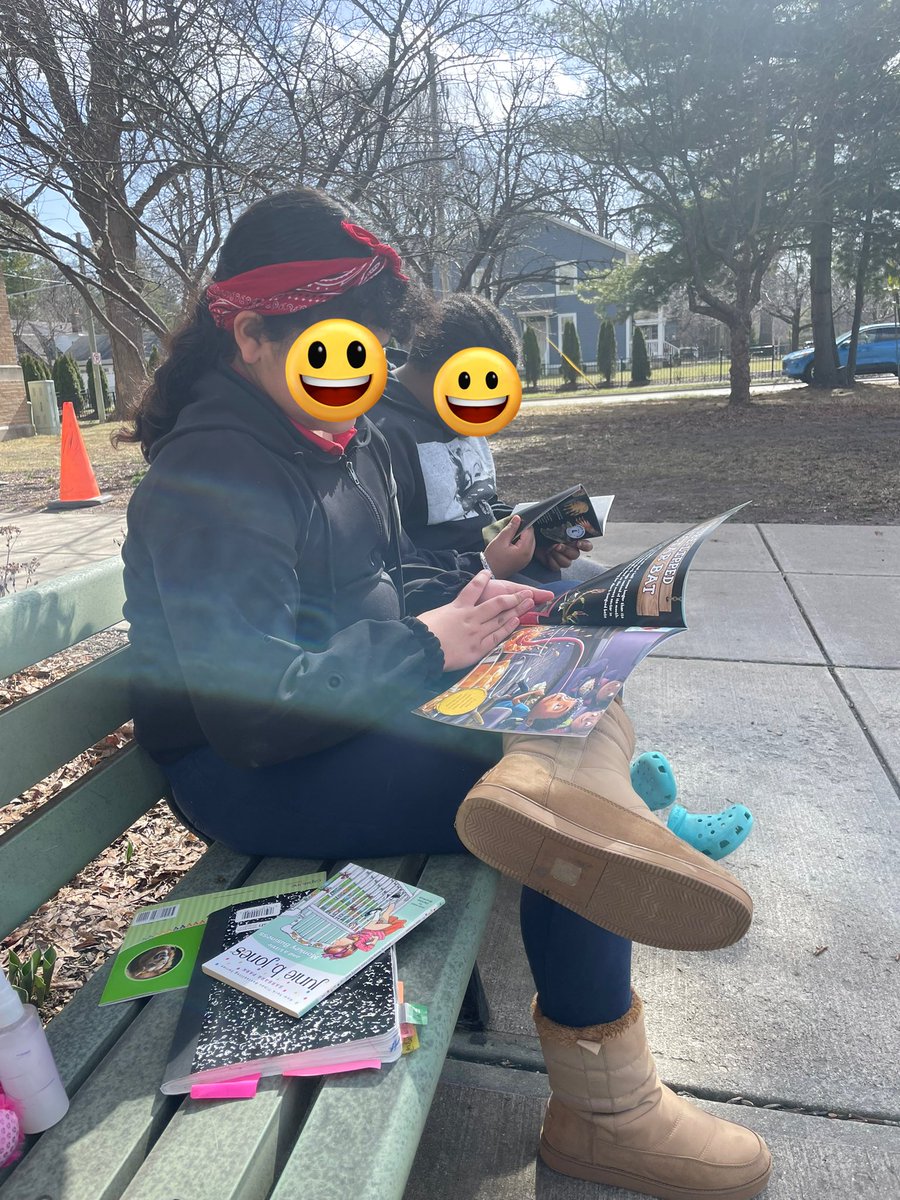60 degree days calls for reading outside!