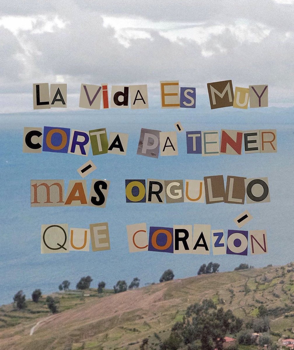 angeldilop's tweet photo. La vida es muy corta para tener más orgullo que corazón. https://t.co/MHXtcGfpIx