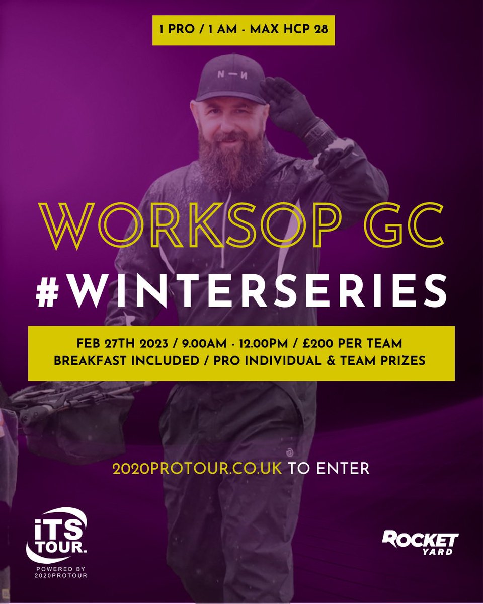 2020protour's tweet image. 📣 FULL HOUSE 📣

The first #WinterSeries is a FULL HOUSE with 34 teams of 2 battling it out at @Worksopgolfclub 

➕ 34 pros also compete for over a £3000+ prize fund 

TEE TIMES ⏰ and days info here bgtma.bluegolf.com/bluegolfw/bgtm…

Next event @FairhavenGolf nearly FULL ⚠️