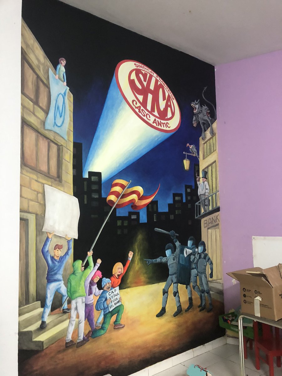 ✨ Us presenten el nou mural del local del Sindicat! 💘