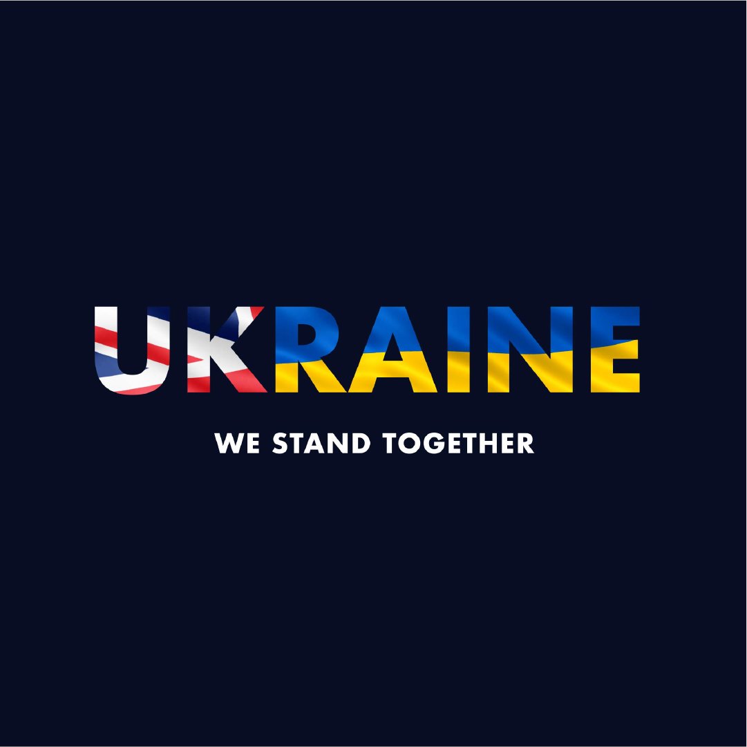 We stand together #StandWithUkraine