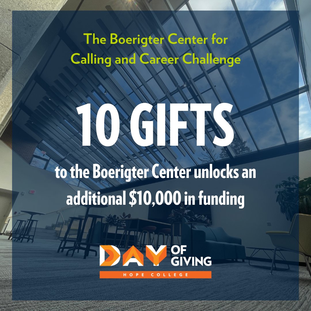 Boerigter Center for Calling and Career tweet media