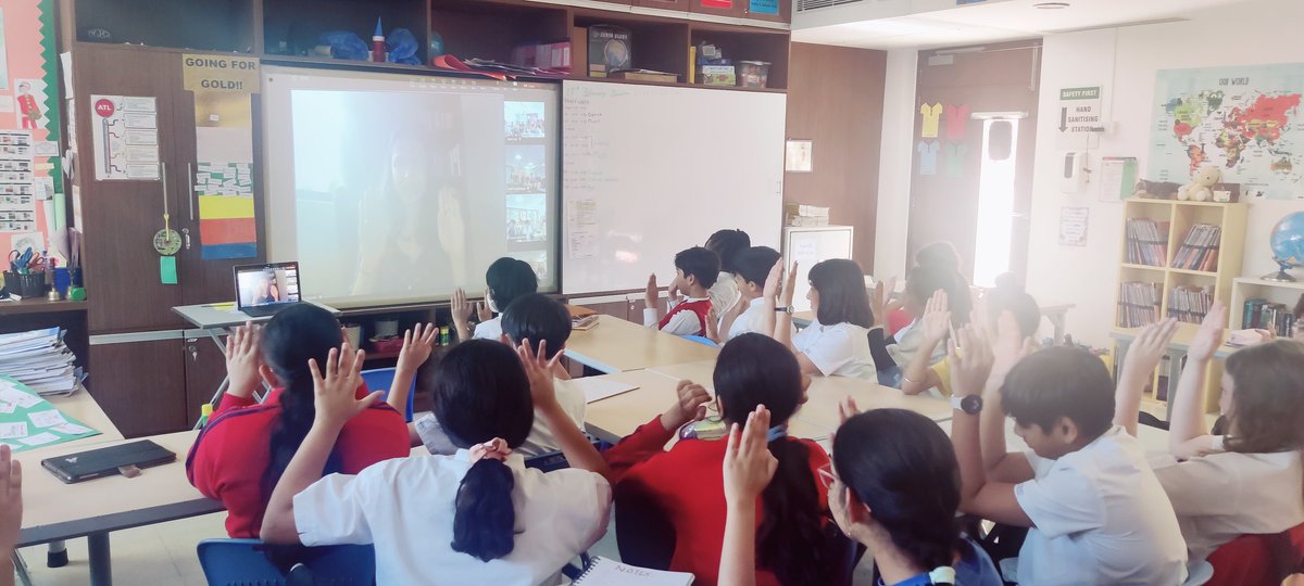 Are you a 'Changemaker'? The students of year 6 engaged in an online session with entrepreneur Gauri of Sirohi, an organisation that leads with a vision of sustainability especially linked with our global goal, SDG12 too! <a href="/BalayanParul/">Parul Balayan</a> <a href="/TBS_Delhi/">TBS Delhi</a> <a href="/anthastorm/">Samantha Sibanda #TeachSDG's</a>