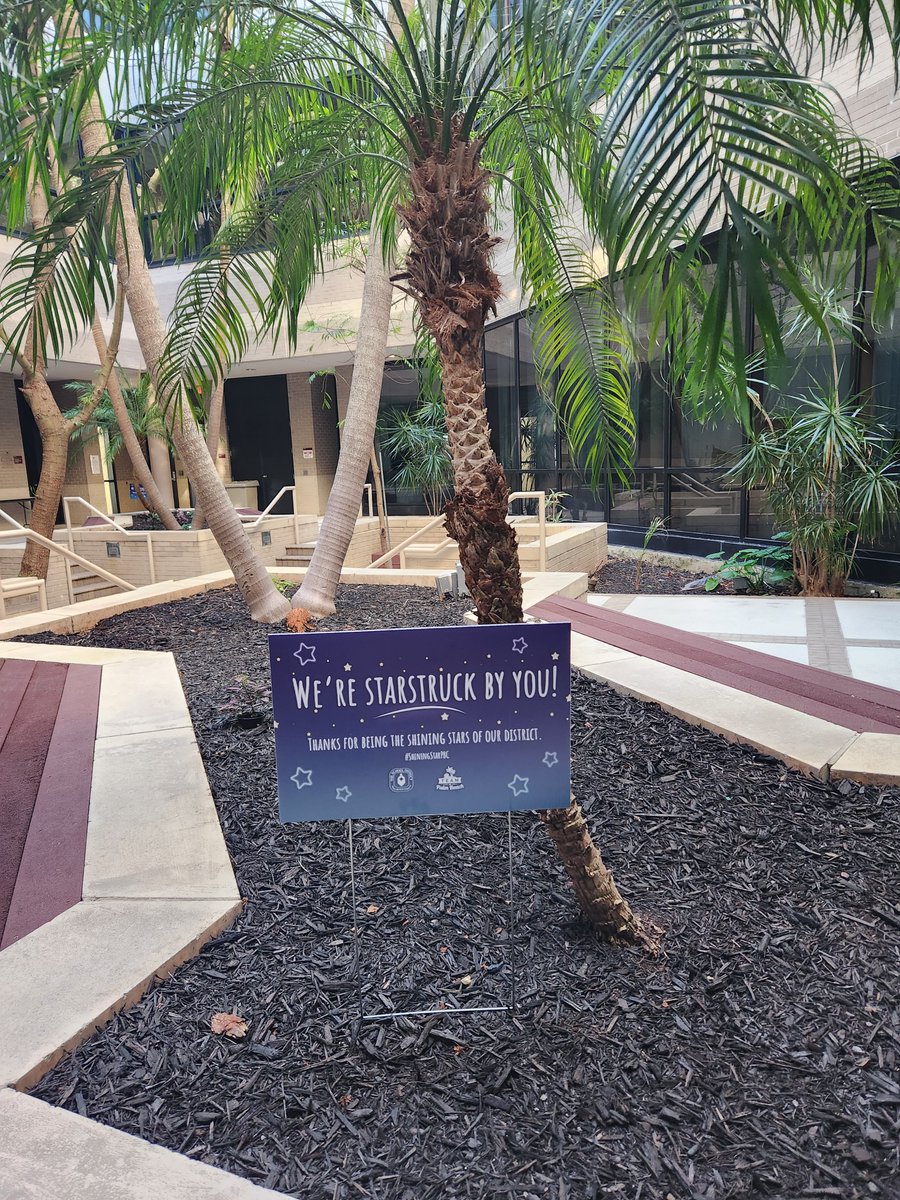 TeachPalmBeach's tweet photo. We are gearing up for our "We're Starstruck by You, PBC!" celebration during Public Schools Week! Join the fun with our suggested daily activities starting Monday, 2/27!
#RetentionIsKey ๐๏ธ
#ShiningStarPBC๐
#PBCShiningStar ๐ซ https://t.co/k1ufRoPljC