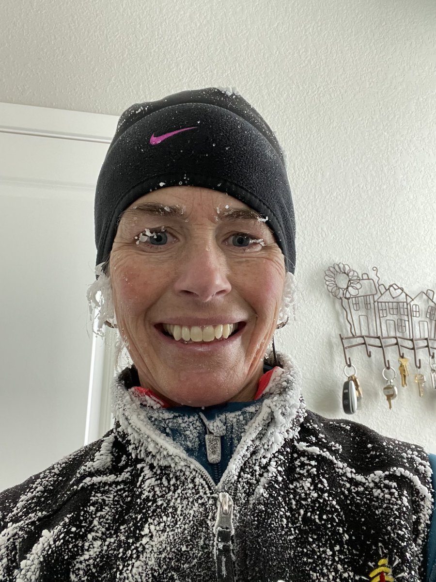 NickyLWillis's tweet image. Nothing says cold, like icicles on the face after a run kind of cold! #StVrainStorm #ReadyforSpring