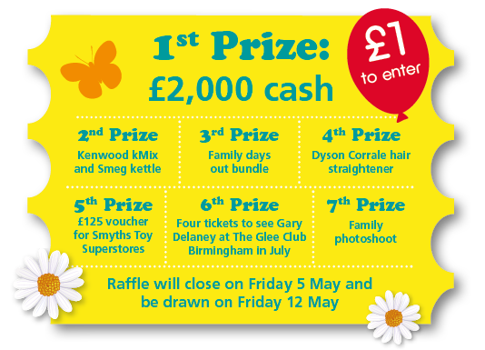 Bham_Childrens's tweet photo. Put an extra spring in your step by playing our #BigSpringRaffle and you could be the winner of an incredible £2,000! With other prizes up for grabs - what are you waiting for? Play today: https://t.co/NKlMqKzOFJ https://t.co/4RpwHMIKQj