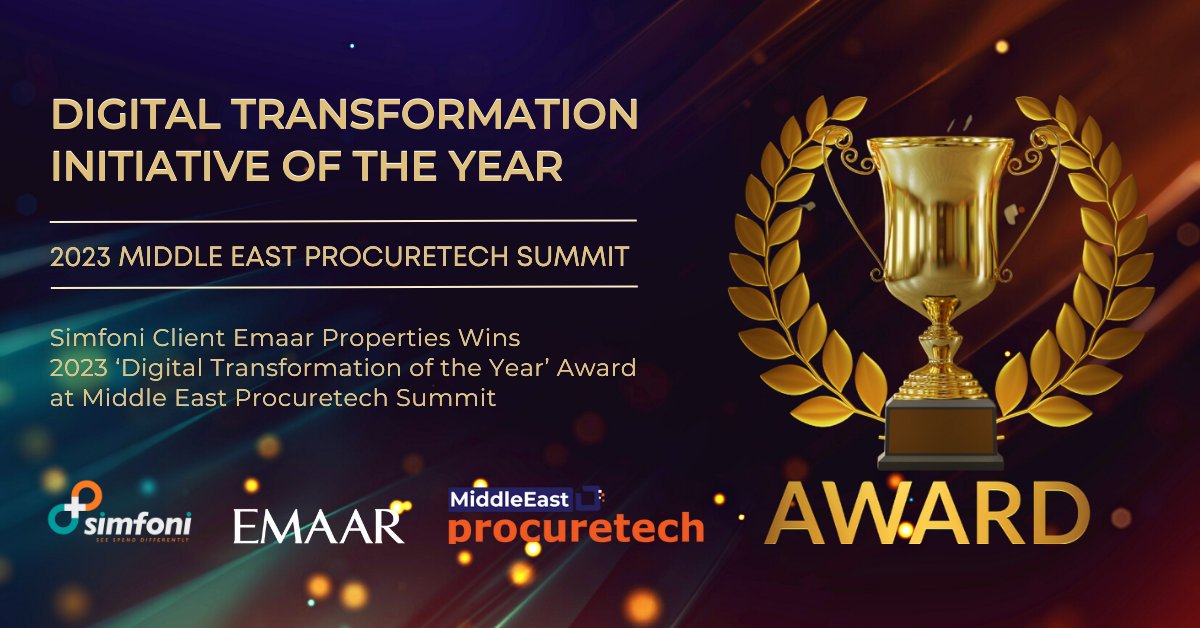 Congratulations to our client, Emaar Properties, for winning the “Digital Transformation Initiative of the Year” award at the Middle East Procuretech Summit.
 hubs.la/Q01DcN3z0

#procurement