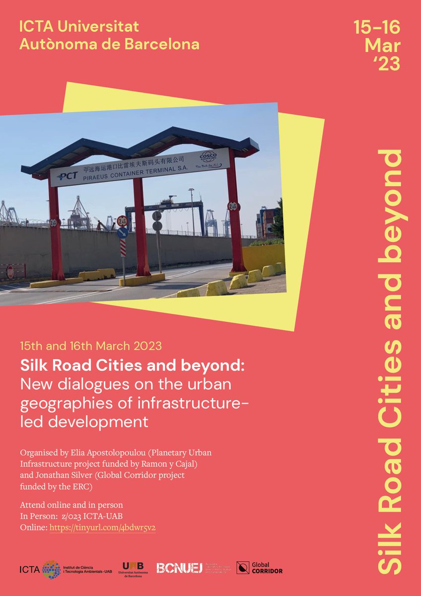 EliaApos's tweet photo. On the 15th &amp; 16th of March 2023 we organise a 2day workshop with @InvisibleMapper at @ICTA_UAB on the urban geographies of infrastructure-led development. To see the full program &amp; register for the event please use the following link: https://t.co/wvMufNCBVY
@bcnuej @Urban_Inst https://t.co/9i7OXgL7N2