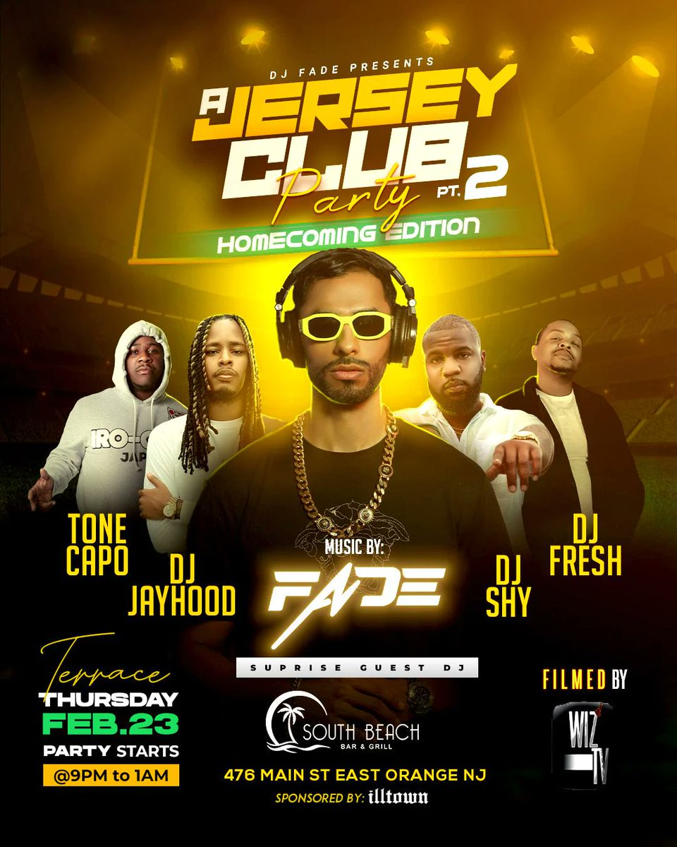 MAKE SURE YALL GO SUPPORT!! <a href="/jerseyclubparty/">Ajerseyclubparty</a> <a href="/Djfadethefuture/">Dj Fade</a> 🔥🔥🔥