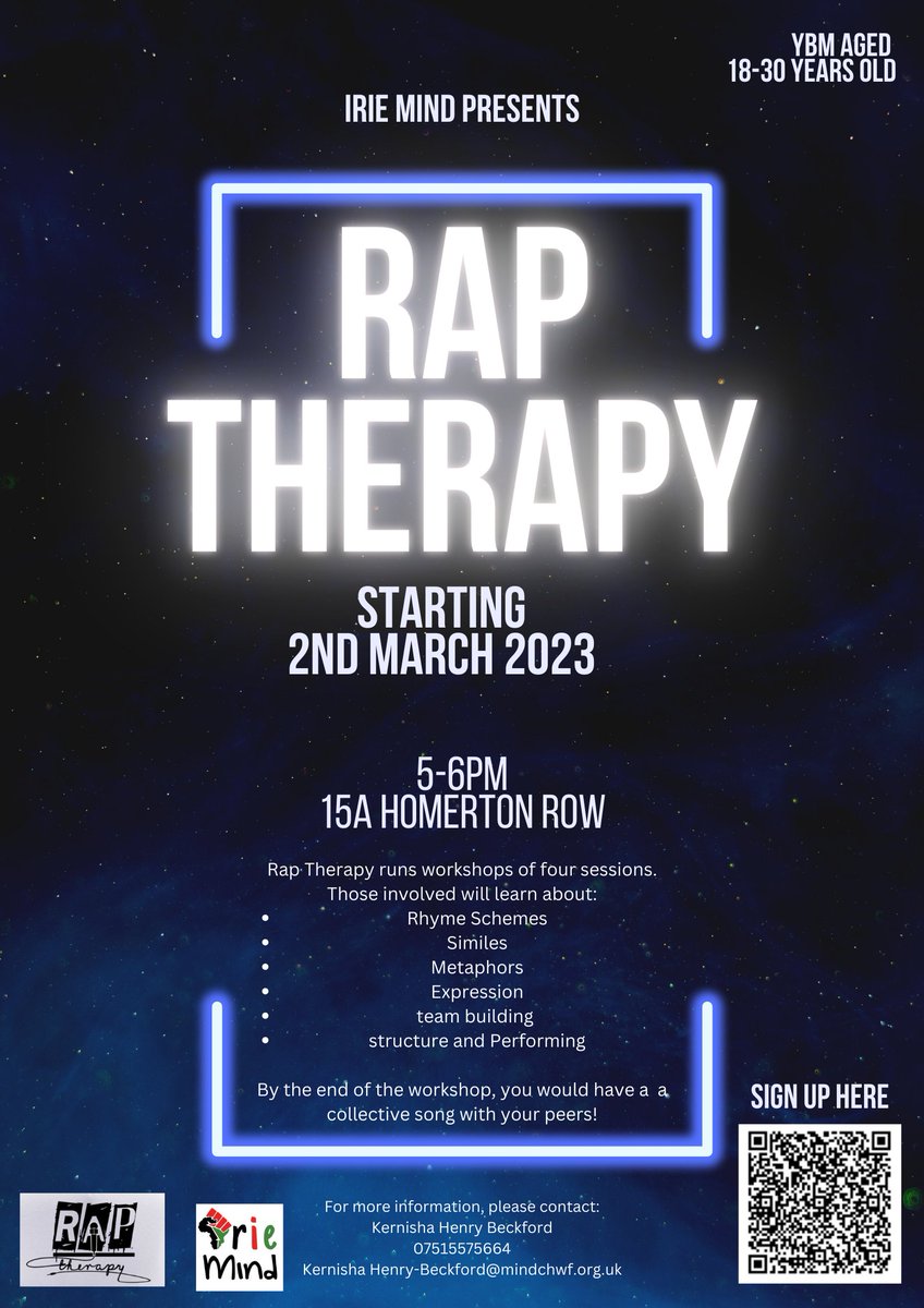 IRIE Mind Presents: RAP Therapy.  2nd March 2023