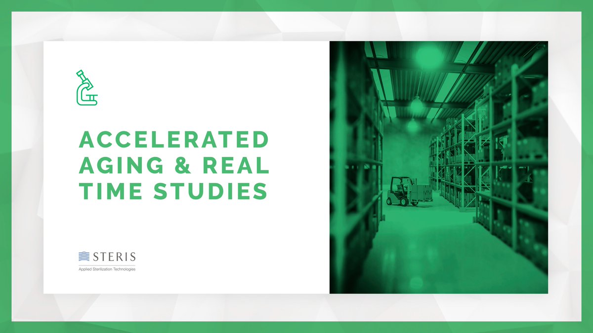 Stream our latest TechTalk to gain a deeper understanding of how shelf-life validations of sterile barrier systems is accomplished through accelerated and real time aging studies: steris-ast.com/video/techtalk… 

#STERISAST #MedicalDevices #Pharmaceuticals